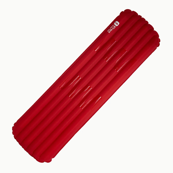 Ковер надувной утеплённый BTrace AirMat Tube (183*51*8см, Красный)